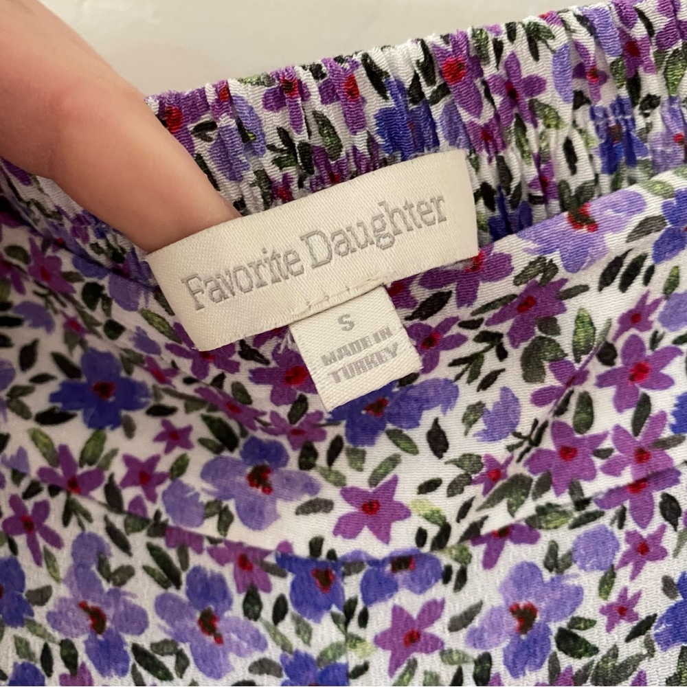 Favorite Daughter Purple Floral Wide-Leg Pants - Picture 5 of 14